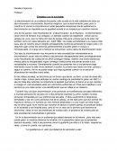 Empatiza con la sociedad ( sobre discriminación)