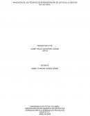 APLICACIÓN DE LAS TÉCNICAS DE REPRESENTACIÓN DE DATOS DE LA GESTIÓN DEL ALCANCE