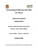 Analisis FODA Valores del Ser