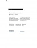 Diseño del producto y selección del proceso — Servicios