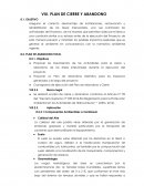 PLAN DE CIERRE Y ABANDONO