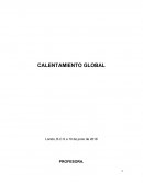 Tesina Cambio climatico