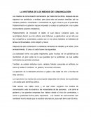 LA HISTORIA DE LOS MEDIOS DE COMUNICACIÓN