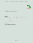 Actualiza los recursos de la red LAN con base a las condiciones y requerimiento de la organización