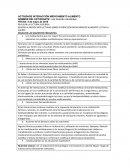 Actividad Interacción medicamento alimento