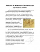 Evolución de la Geometría Descriptiva y sus aplicaciones actuales