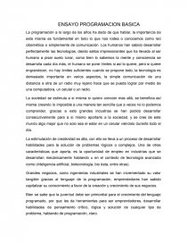 Introducción a la programación básica. Página 1