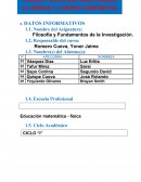 Filosofía y Fundamentos de la Investigación