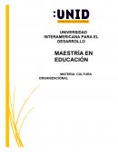 Cultura Organizacional La escuela Próceres de Campeche