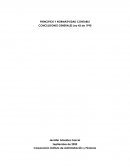 PRINCIPIOS Y NORMATIVIDAD CONTABLE. CONCLUSIONES GENERALES Ley 43 de 1990