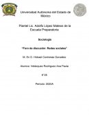 Redes sociales, foro de discusión