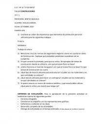 TALLER CONSTRUCCIONES. Página 1