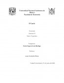 El capital. Economía