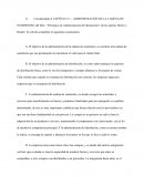 Administración de la cadena de suministro. Principios de administración de operaciones