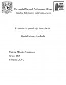 Interpolacion ejercicios