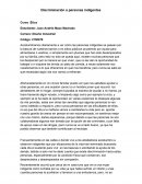 Discriminación a personas indigentes