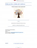 Producto integrador: Ensayo argumentativo