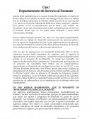 Caso Departamento de Servicio al Donante