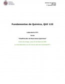 Laboratorio N°2 Tarea “Clasificación de Reacciones Químicas”