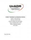 Actividad 3 Los derechos humanos