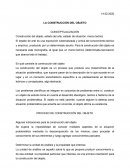 La construcción del objeto