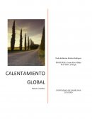 CALENTAMIENTO GLOBAL Método científico