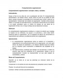 Comportamiento organizacional: concepto, metas y variables