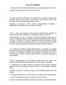 Foro de Debate. Vas a crear una empresa