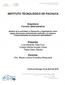 La Planeación y Organización como etapas del proceso administrativo aplicado a la empresa: “Comercializadora de productos embotellados"