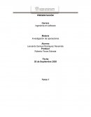 ¿Qué es la Investigación de Operaciones?