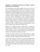 DESARROLLO Y PRINCIPIOS DEL RECICLAJE DE MATERIA Y BALANCE ENERGÉTICO EN UN ECOSISTEMA