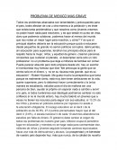 Problema de Mexico mas grave según un joven