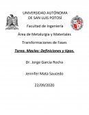 DEFINICIONES Y TIPOS DE MACLAS