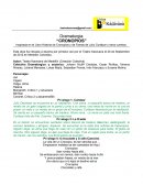 Dramaturgia Obra CRONOPIOS