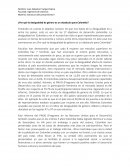 ¿Por qué la desigualdad de género es un obstáculo para Colombia?