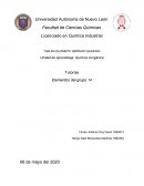 Tutorias del grupo 14 Química Industrial