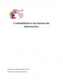 Confiabilidad en las fuentes de información