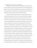 Ética en el ejercicio de la profesión