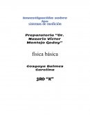 Investigación sobre los sistemas de medición