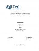 TRABAJO ESCRITO DE COMPUTACIÓN