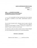 FORMATO DE RECURSO DE QUEJA