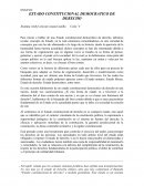 Estado constitucional democrático de derecho