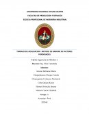 TRABAJO DE LOCALIZACION : METODO DE RANKINE DE FACTORES PONDERADOS