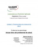 Practica ética en el área de la salud