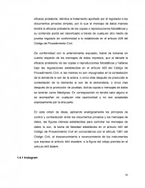 LA PRUEBA DIGITAL O ELECTRÓNICA: CASO INSTAGRAM. Página 43