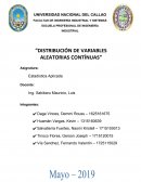 DISTRIBUCIÓN DE VARIABLES ALEATORIAS CONTÍNUAS