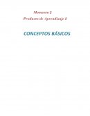 Conceptos básicos Producto de Aprendizaje