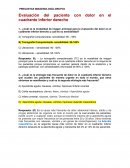 EVALUACIÓN DEL PACIENTE CON DOLOR EN CUADRANTE INFERIOR DERECHO