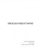 ENCICLICA FIDES ET RATIO