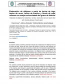 Elaboración de alfajores a partir de harina de trigo, harina de arroz, harina de kiwicha y fécula de maíz